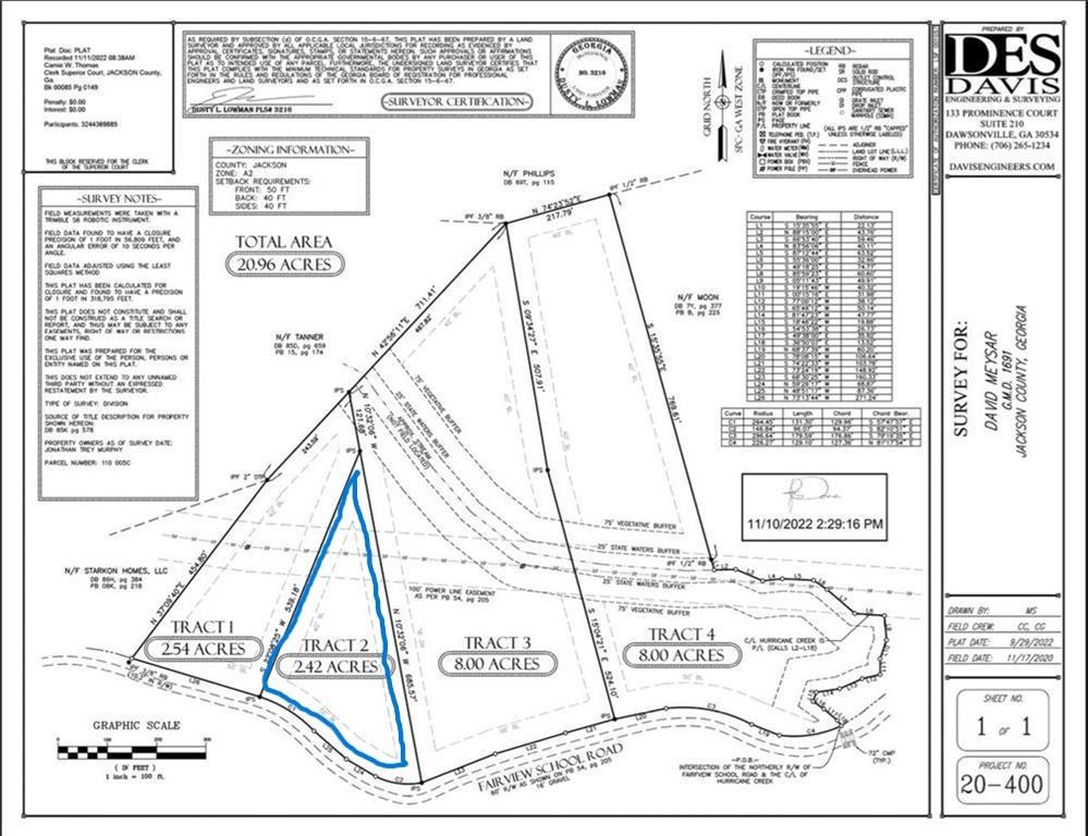 759 Fairview Road Tract 2 Pendergrass, GA 30567