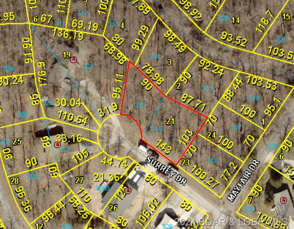 Lot 319 & Surrey Drive Camdenton, MO 65020